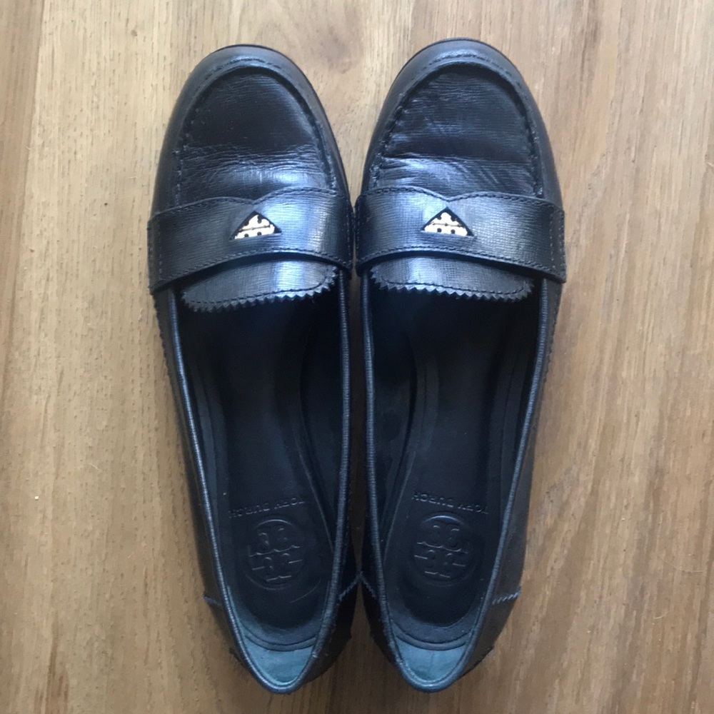 Tory Burch Black Loafers